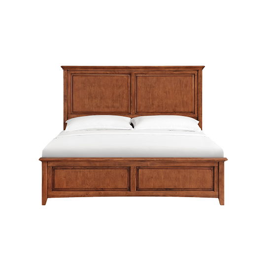 McKenzie - King Premier Storage Bed - Glazed Antique Cherry