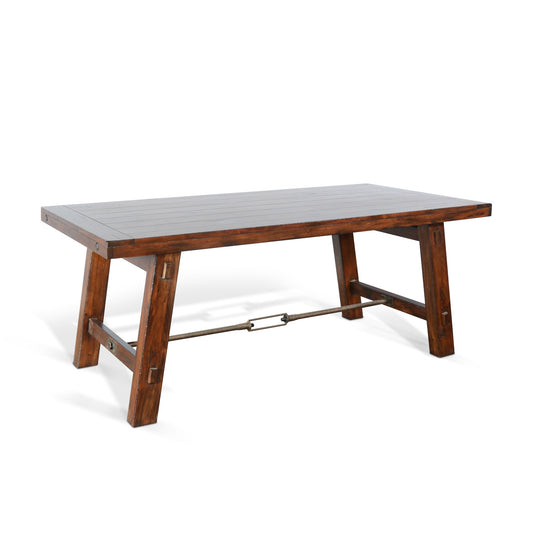 Tuscany - Dining Table With Turn Buckle - Vintage Mocha
