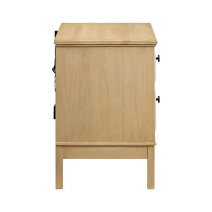 Virginia - 2-Drawer Nightstand - Latte