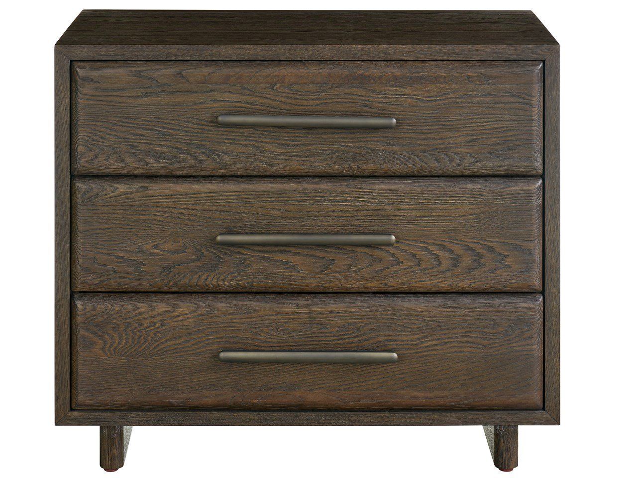 Modern - Three Drawer Nightstand