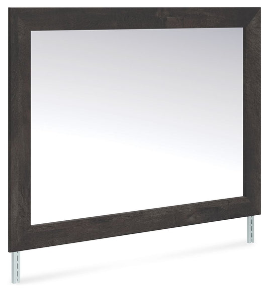 Hollivern - Bedroom Mirror - Dark Gray
