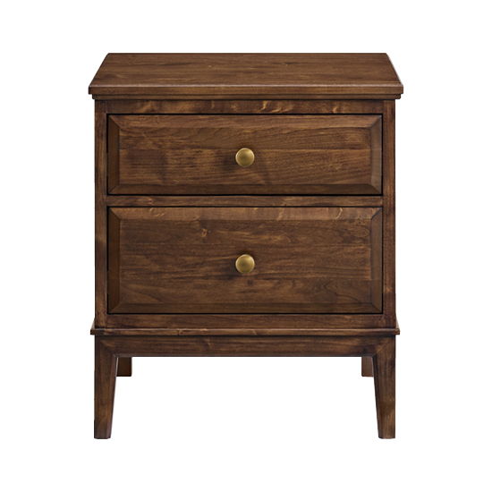 Virginia - 2-Drawer Nightstand - Americano