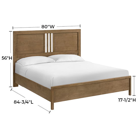 Bailey - King Bed - Nutmeg