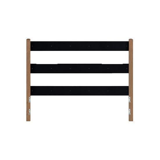 McKenzie - Queen Upholstered Panel Headboard - Pecan