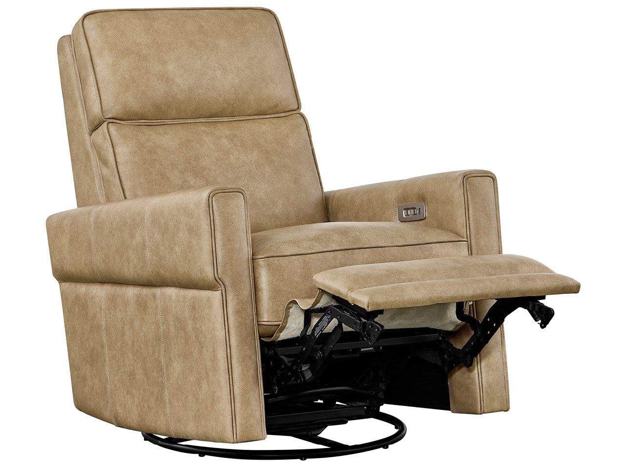 Jaxon - Swivel Glider Recliner - Luminance Caribou