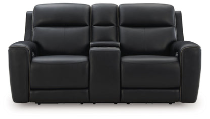 5Z-Comfort - Relaxation - Power Reclining Loveseat with Console / Adj Headrest