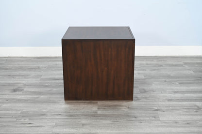 End Table With Drawer - Coffee Bean