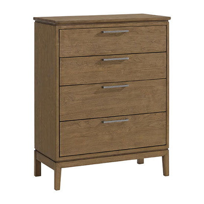 Bailey - 4-Drawer Chest - Nutmeg