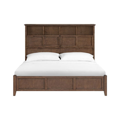 McKenzie - King Classic Bookcase Bed - Java