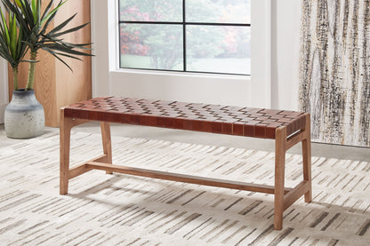Lemmund - Accent Bench - Natural / Brown