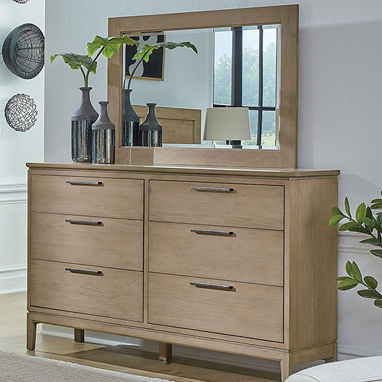 Bailey - 60"W Low Dresser - Almond