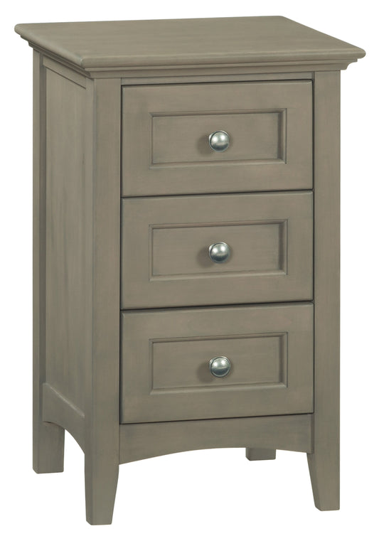 McKenzie - Small 3-Drawer Nightstand - Fieldstone