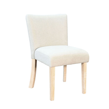 Amora - Contemporary Upholstered Dining Chair (Set of 2) - Bergen Oak