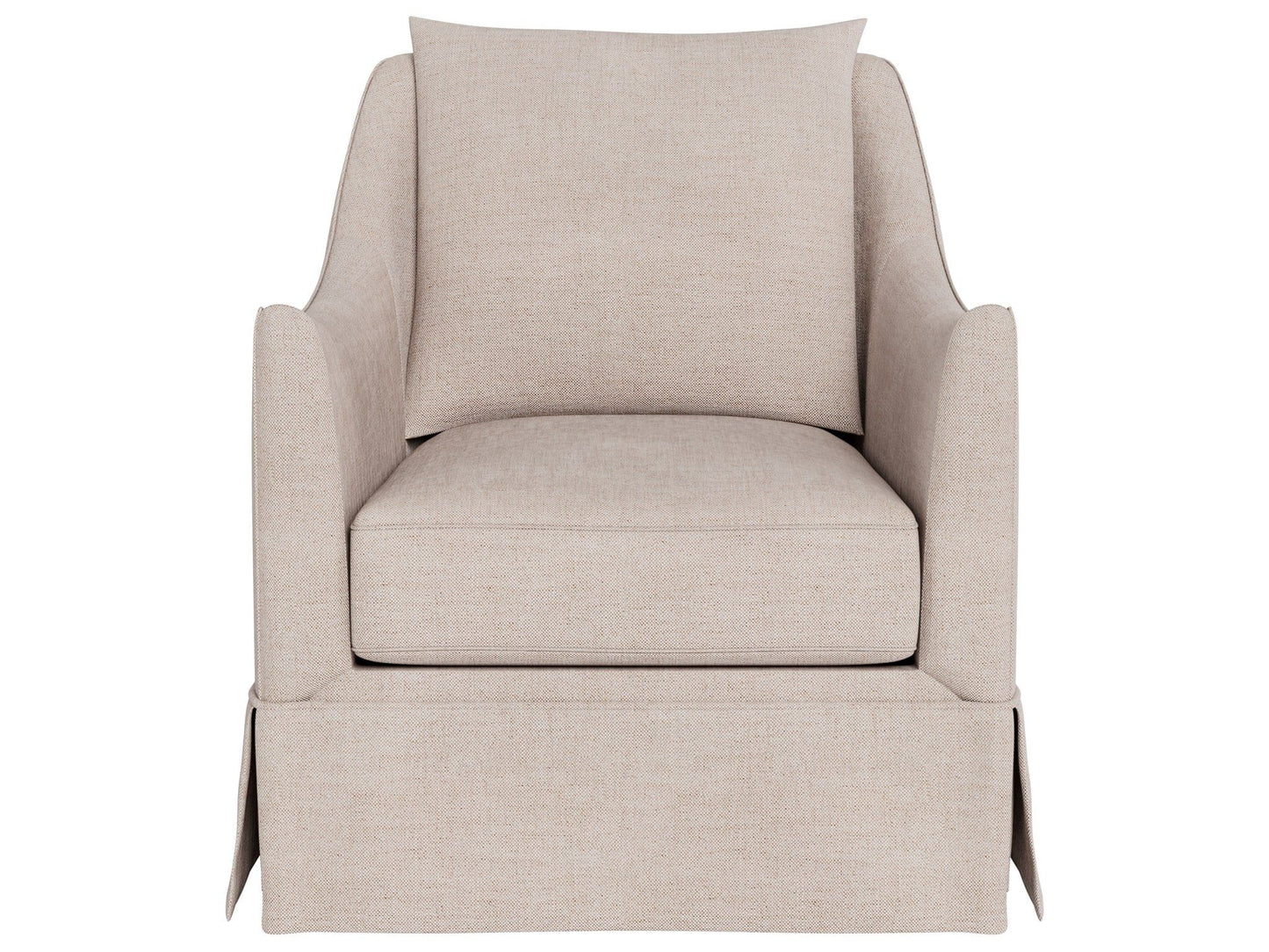 Portia - Skirted Swivel Glider, Special Order - Beige