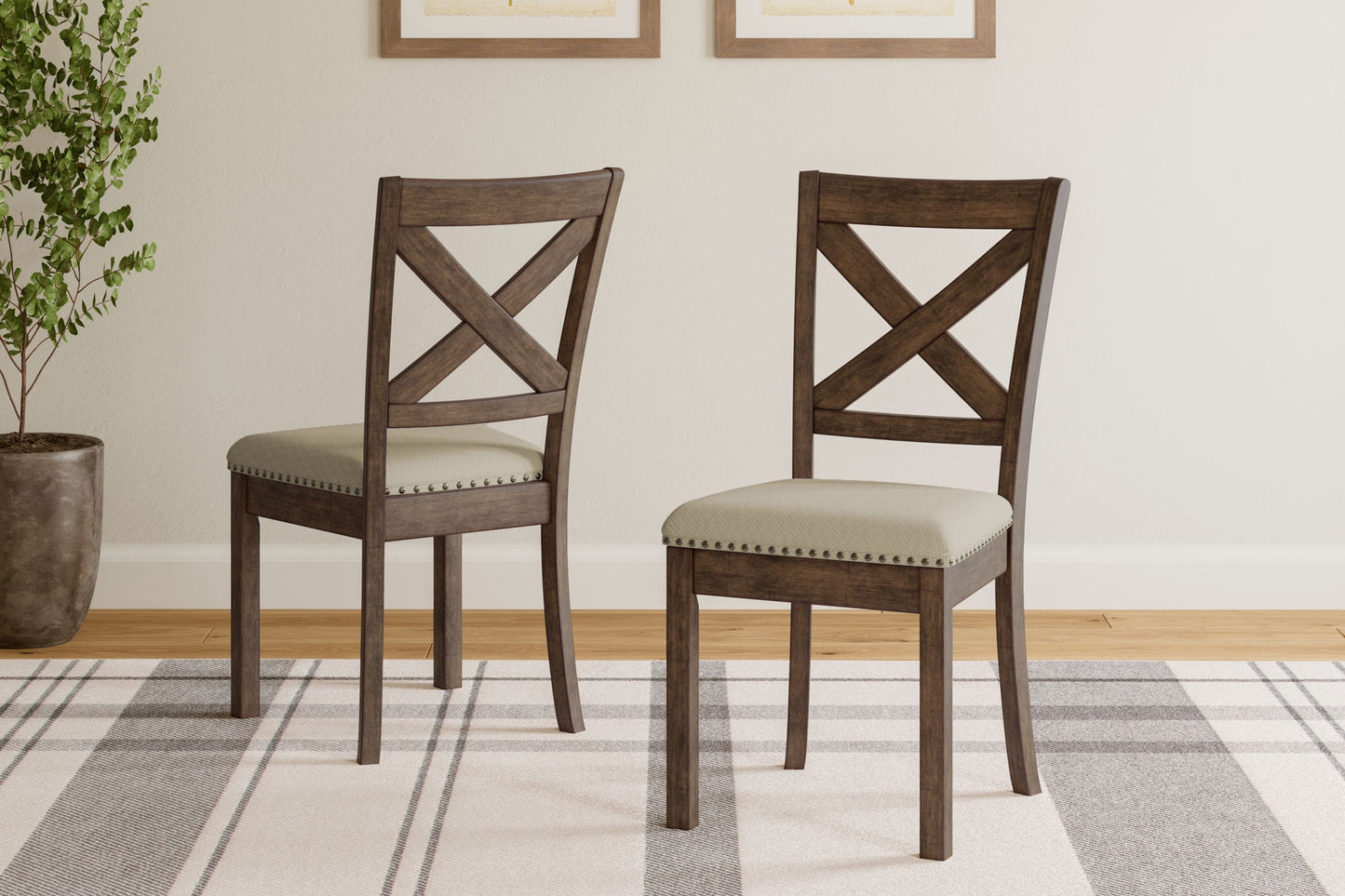 Moriville - Dining UPH Side Chair (Set of 2) - Beige