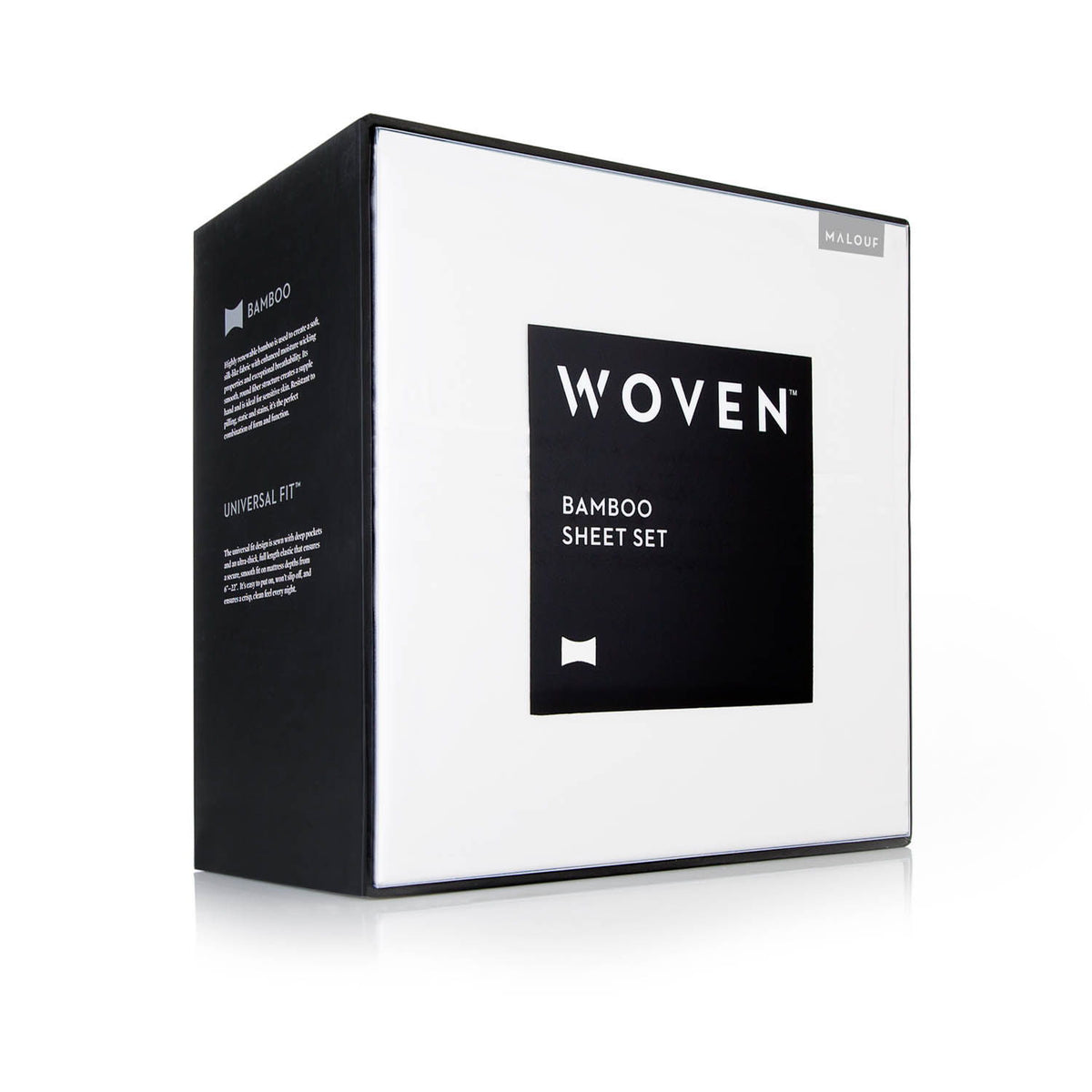 Rayon From Bamboo - Bed Sheet - Split Queen - White
