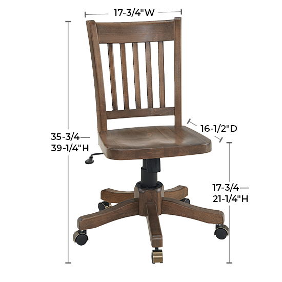 McKenzie - Hawthorne Office Chair - Java
