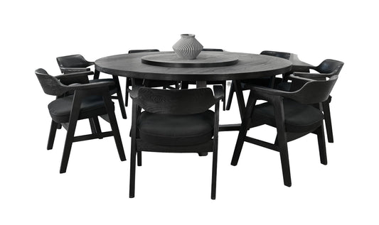 Mia - Large Round 7 Piece Dining Set - Umbra