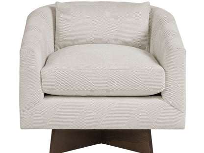 Lamar - Swivel Chair, Special Order - White / Gray