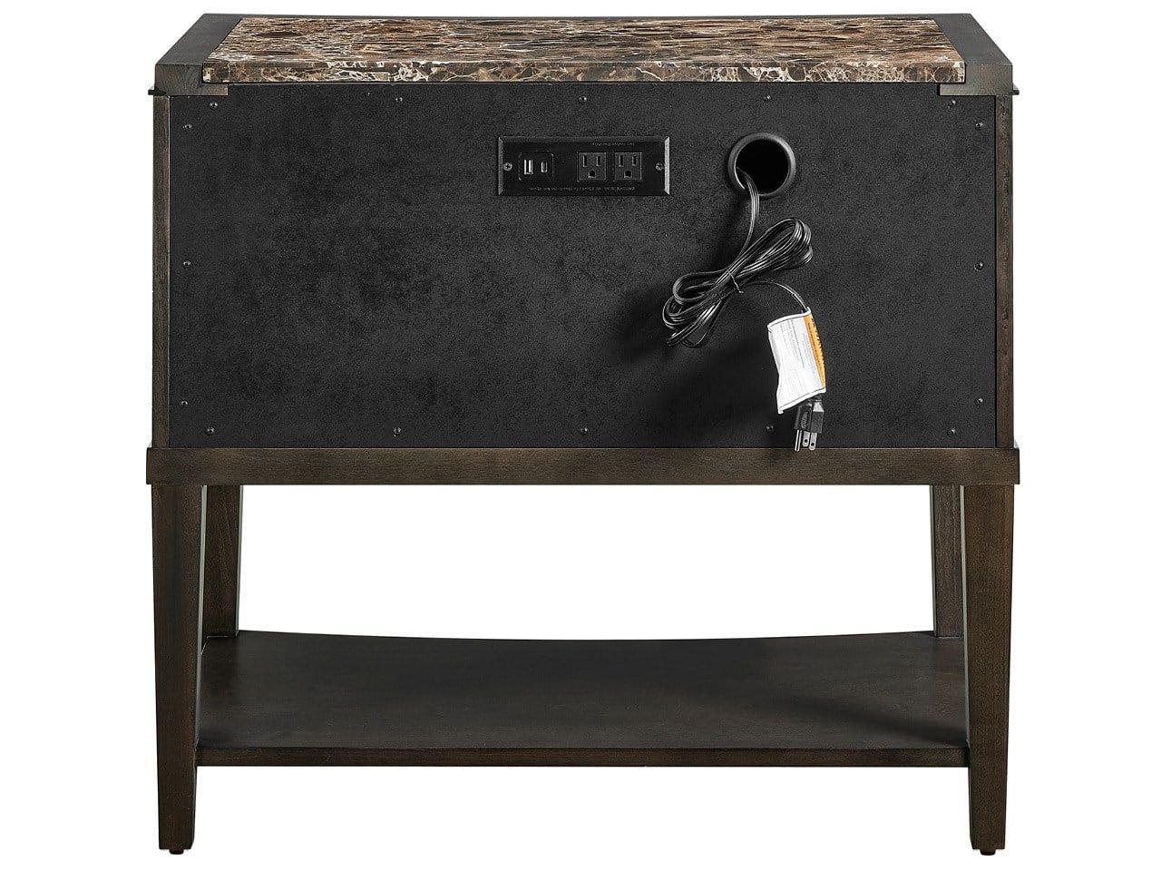 Fenwick - Emperador Nightstand - Dark Brown