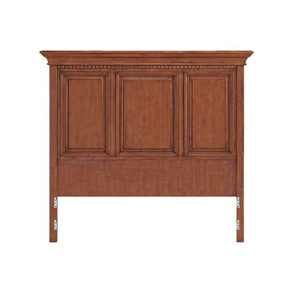 McKenzie - Queen Grand Headboard - Glazed Antique Cherry
