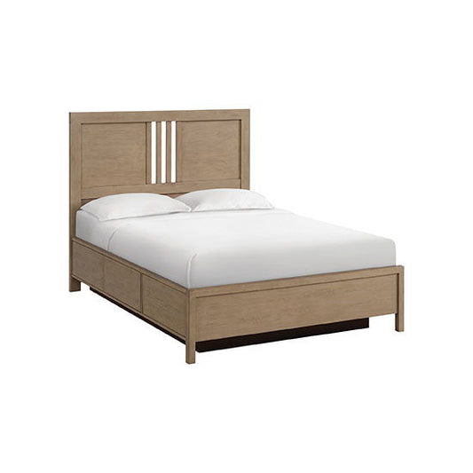 Bailey - Queen Storage Bed - Almond