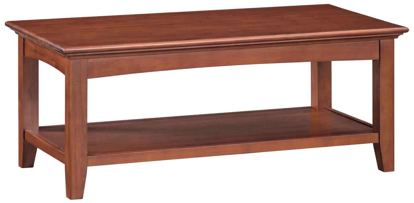 McKenzie - Cocktail Table - Glazed Antique Cherry