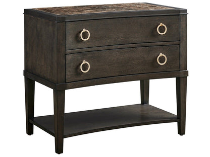 Fenwick - Emperador Nightstand - Dark Brown