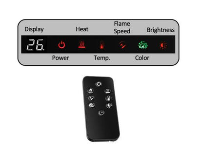 Electric Fireplace 26"