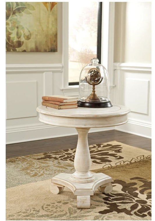 Mirimyn Accent Table White Round